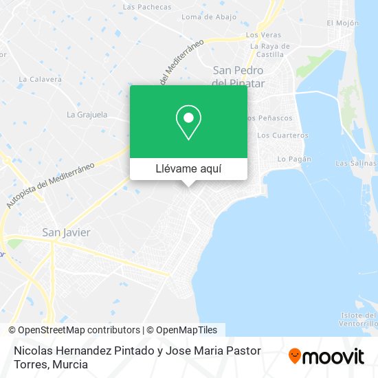 Mapa Nicolas Hernandez Pintado y Jose Maria Pastor Torres