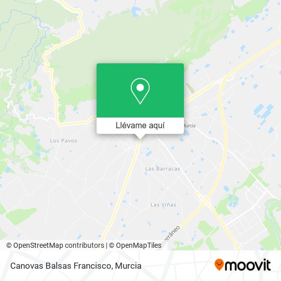 Mapa Canovas Balsas Francisco
