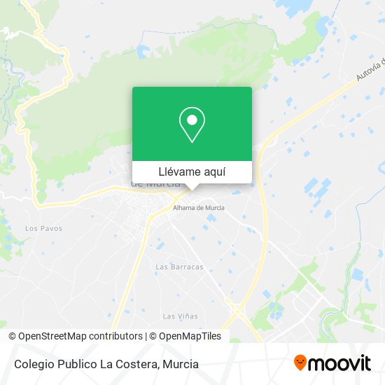 Mapa Colegio Publico La Costera