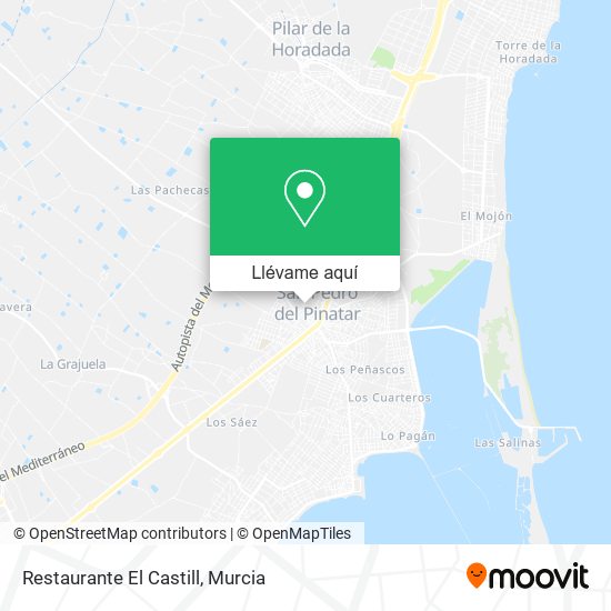 Mapa Restaurante El Castill