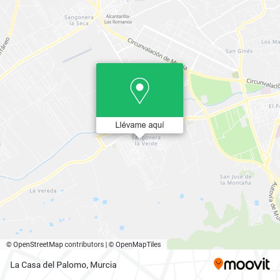 Mapa La Casa del Palomo