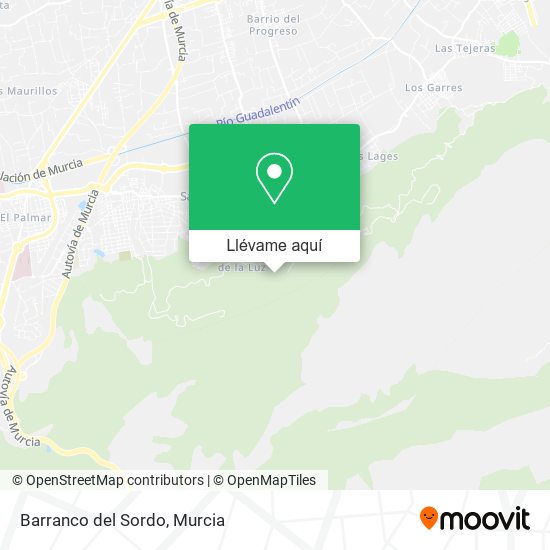 Mapa Barranco del Sordo
