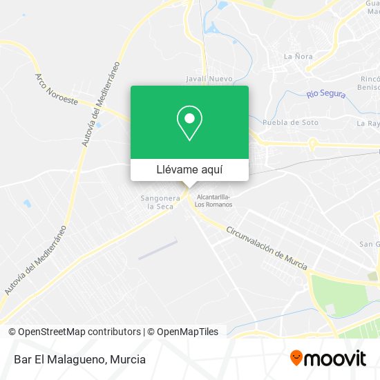 Mapa Bar El Malagueno