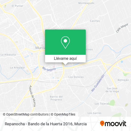 Mapa Repanocha - Bando de la Huerta 2016