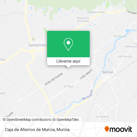 Mapa Caja de Ahorros de Murcia