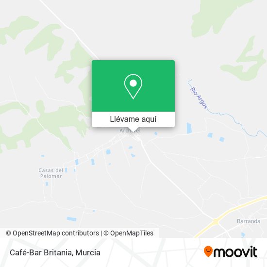 Mapa Café-Bar Britania