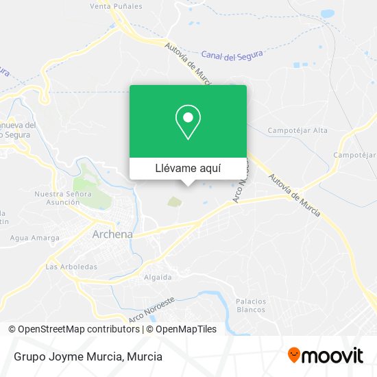 Mapa Grupo Joyme Murcia