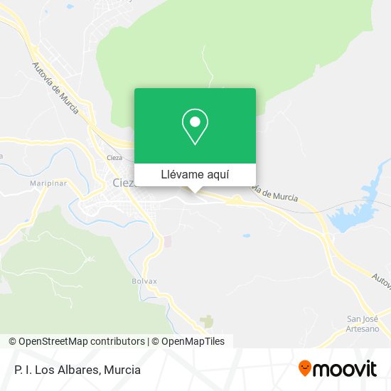Mapa P. I. Los Albares