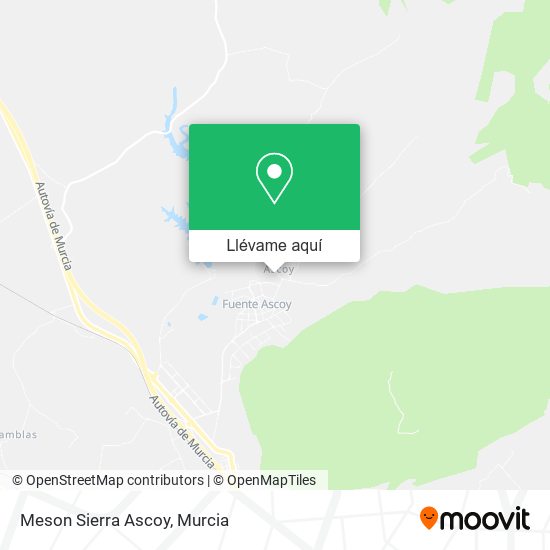 Mapa Meson Sierra Ascoy