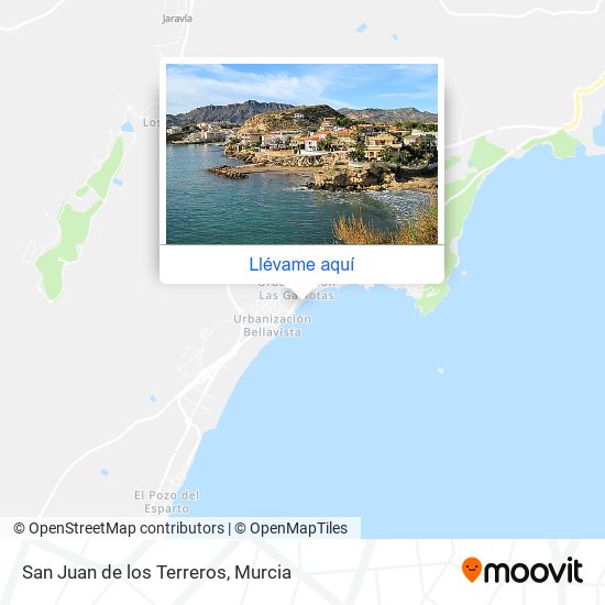Mapa San Juan de los Terreros