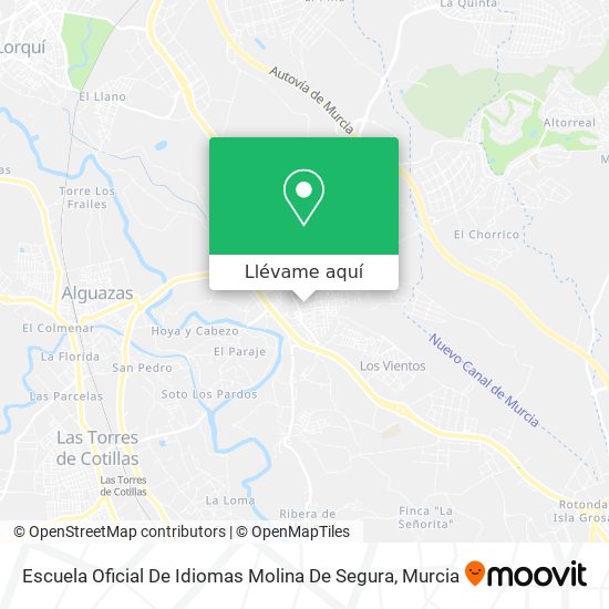 Mapa Escuela Oficial De Idiomas Molina De Segura