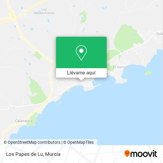 Mapa Los Papes de Lu
