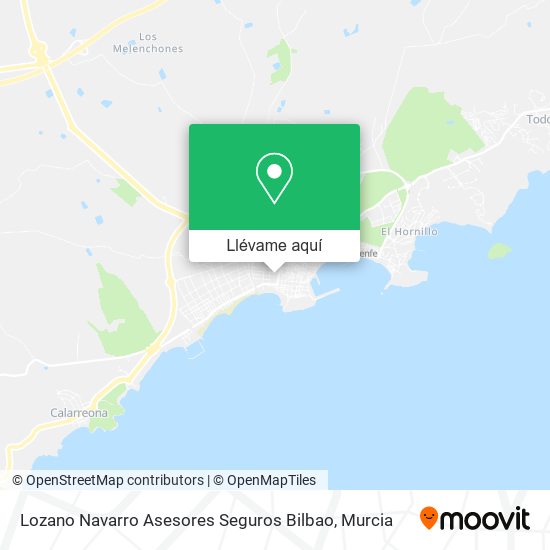 Mapa Lozano Navarro Asesores Seguros Bilbao