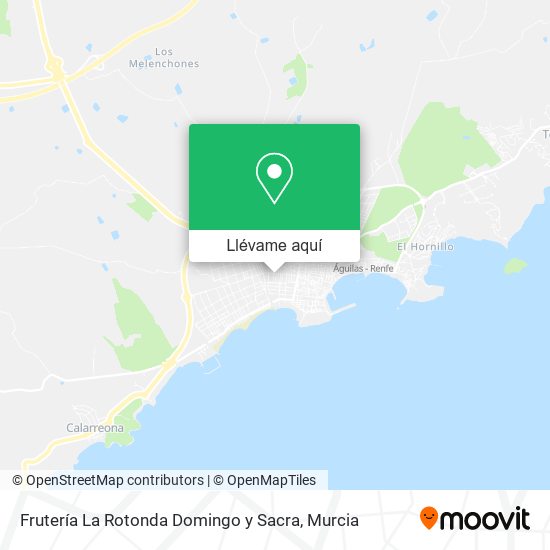 Mapa Frutería La Rotonda Domingo y Sacra