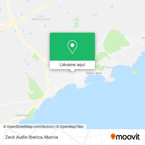 Mapa Zeck Audio Iberica