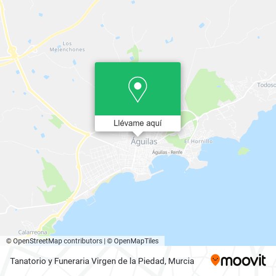 Mapa Tanatorio y Funeraria Virgen de la Piedad