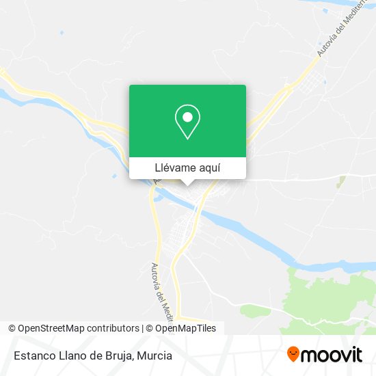 Mapa Estanco Llano de Bruja
