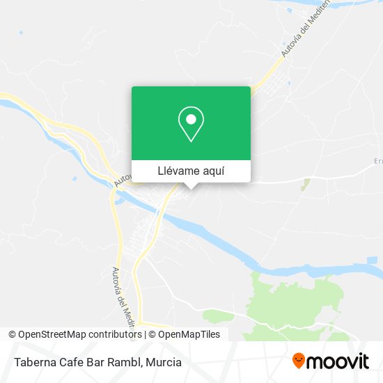 Mapa Taberna Cafe Bar Rambl