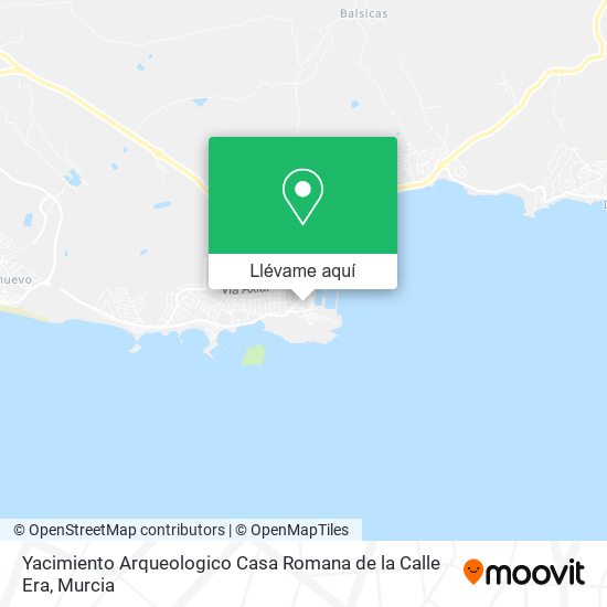 Mapa Yacimiento Arqueologico Casa Romana de la Calle Era