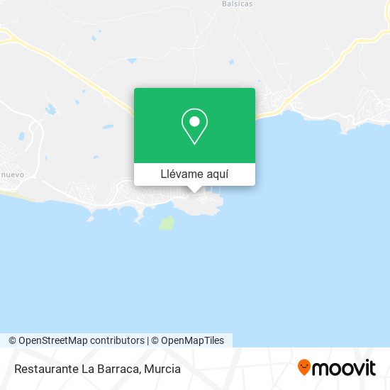 Mapa Restaurante La Barraca