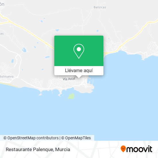 Mapa Restaurante Palenque