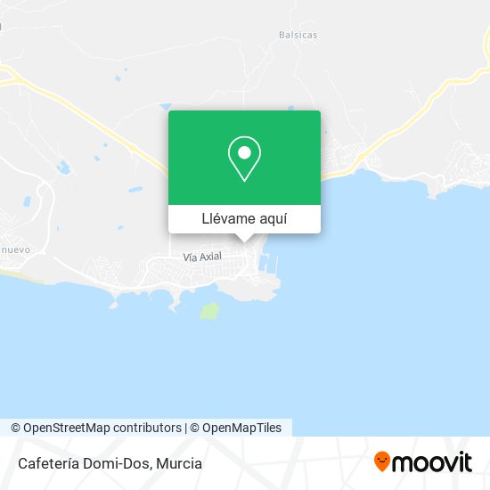 Mapa Cafetería Domi-Dos