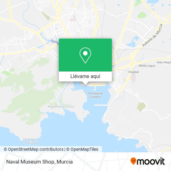 Mapa Naval Museum Shop