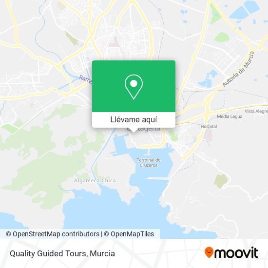 Mapa Quality Guided Tours