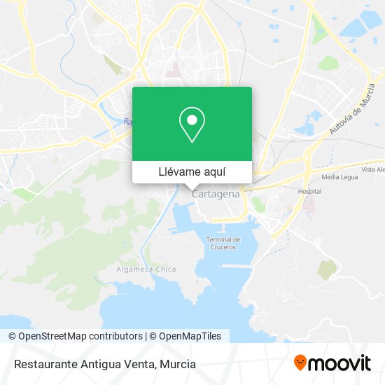 Mapa Restaurante Antigua Venta
