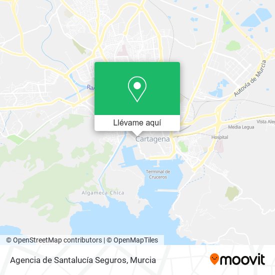 Mapa Agencia de Santalucía Seguros