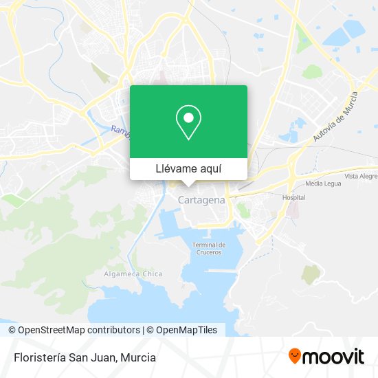 Mapa Floristería San Juan