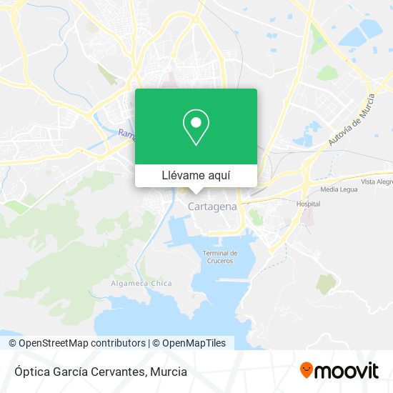 Mapa Óptica García Cervantes