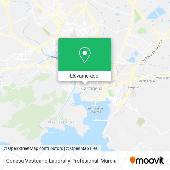 Mapa Conesa Vestuario Laboral y Profesional