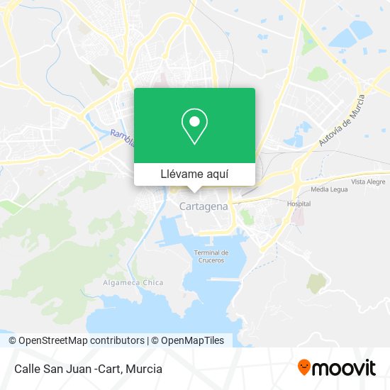 Mapa Calle San Juan -Cart