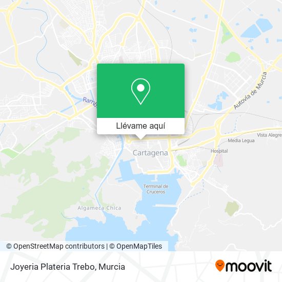 Mapa Joyeria Plateria Trebo