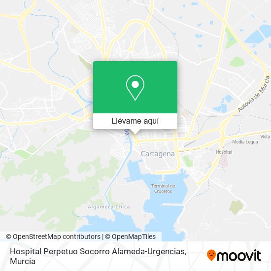 Mapa Hospital Perpetuo Socorro Alameda-Urgencias