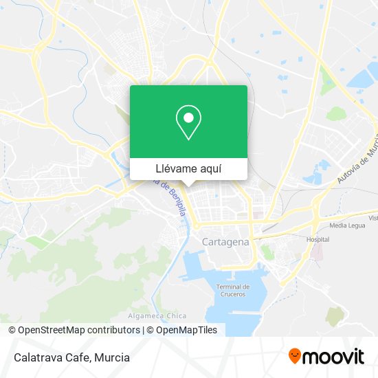 Mapa Calatrava Cafe