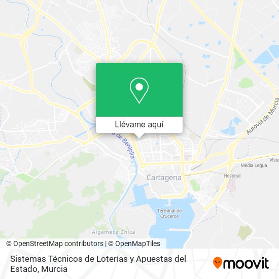 Mapa Sistemas Técnicos de Loterías y Apuestas del Estado