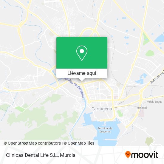 Mapa Clinicas Dental Life S.L.