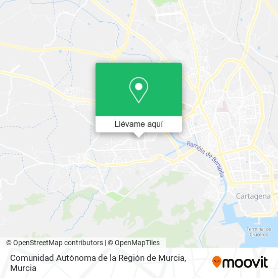 Mapa Comunidad Autónoma de la Región de Murcia