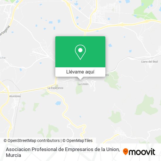 Mapa Asociacion Profesional de Empresarios de la Union