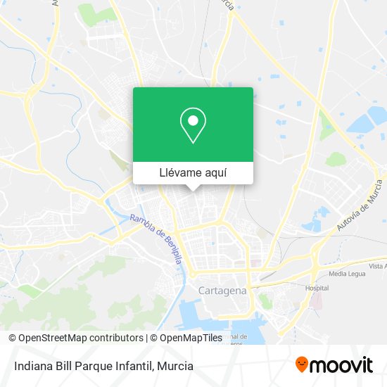 Mapa Indiana Bill Parque Infantil