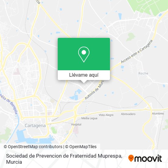 Mapa Sociedad de Prevencion de Fraternidad Muprespa