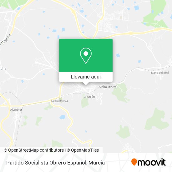 Mapa Partido Socialista Obrero Español