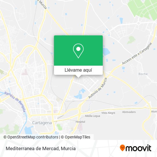 Mapa Mediterranea de Mercad