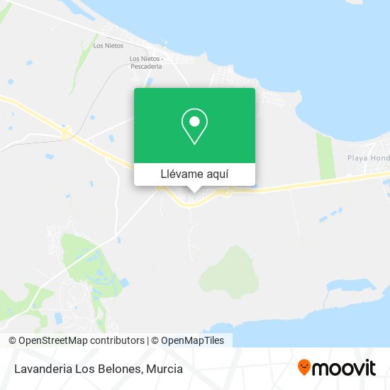 Mapa Lavanderia Los Belones