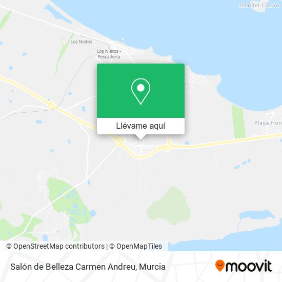 Mapa Salón de Belleza Carmen Andreu
