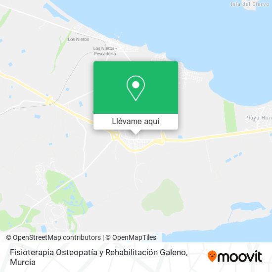 Mapa Fisioterapia Osteopatía y Rehabilitación Galeno
