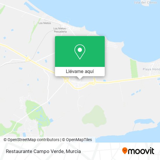 Mapa Restaurante Campo Verde