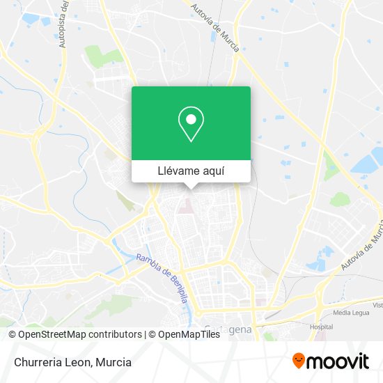 Mapa Churreria Leon